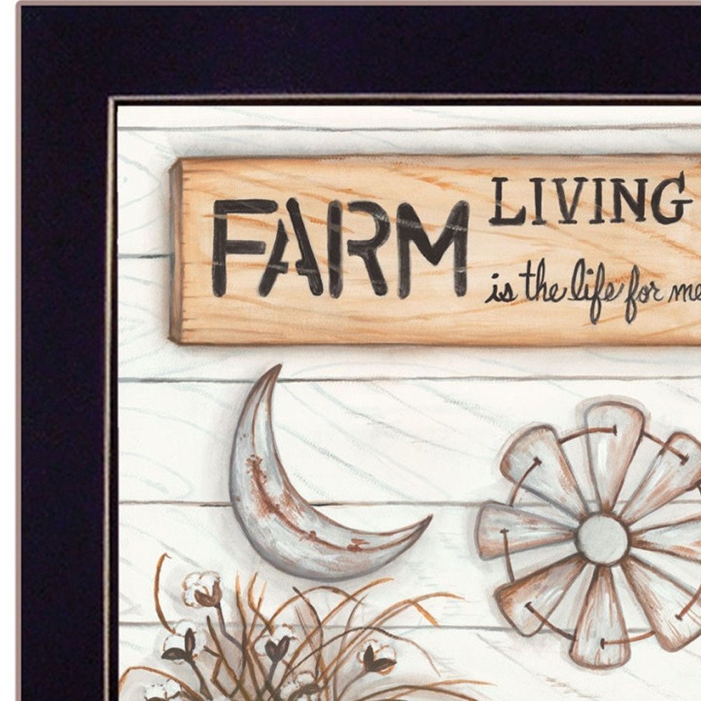 Set Of Two Farm Living 1 Black Framed Print Wall Art HomeRoots