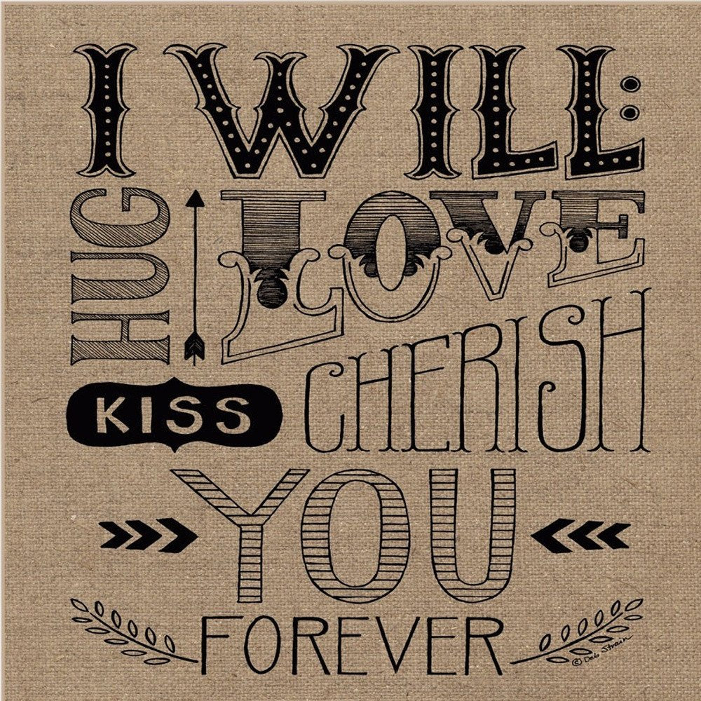 Set Of Two Hugs or Forever 1 White Framed Print Wall Art — view 4