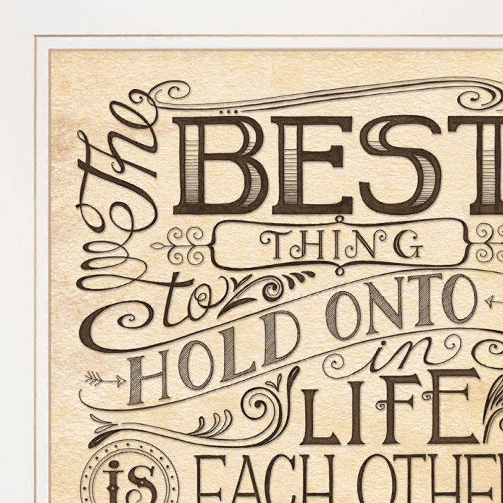 Set Of Two Together or Each Other 1 White Framed Print Wall Art — view 5