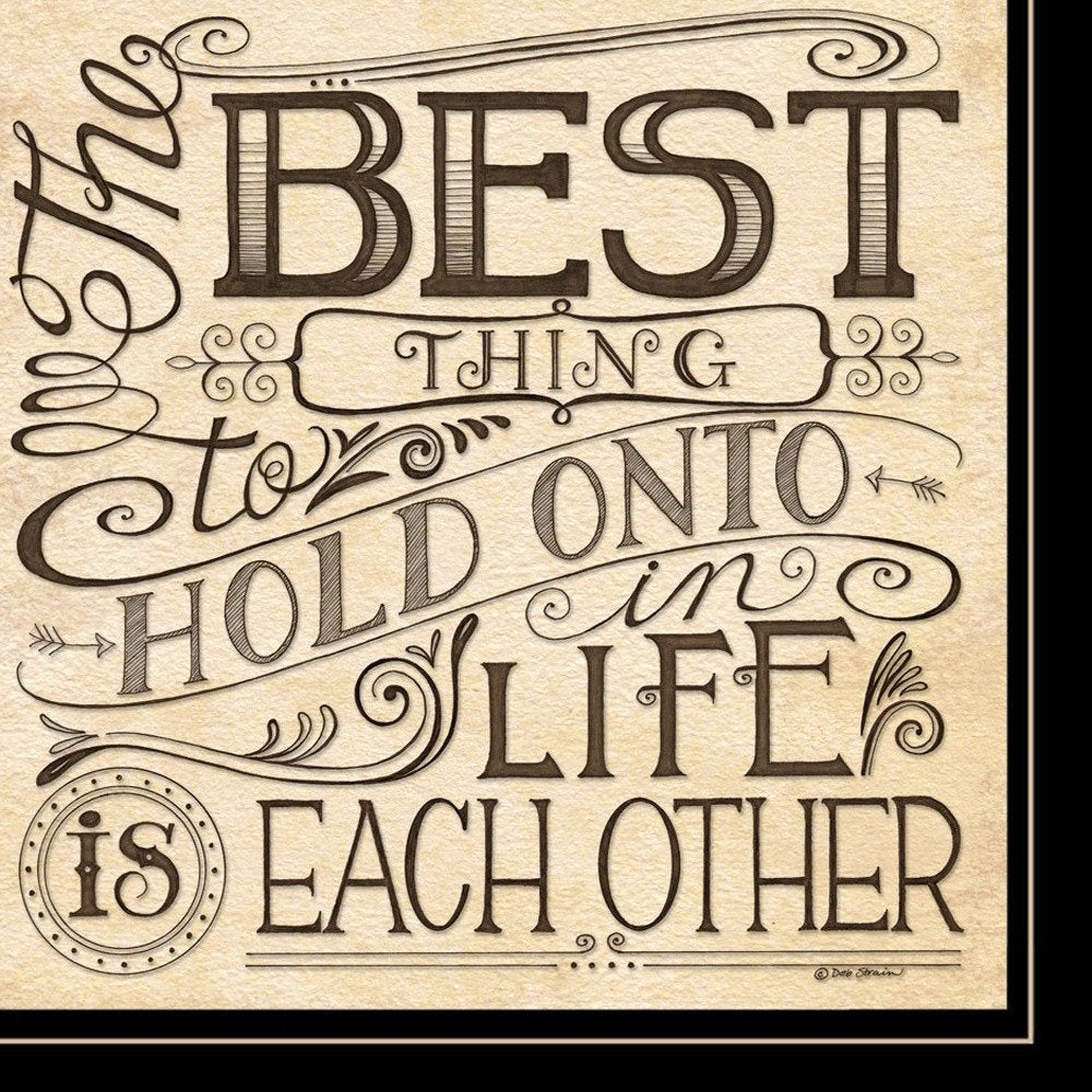 Set Of Two Together or Each Other 2 Black Framed Print Wall Art — view 3