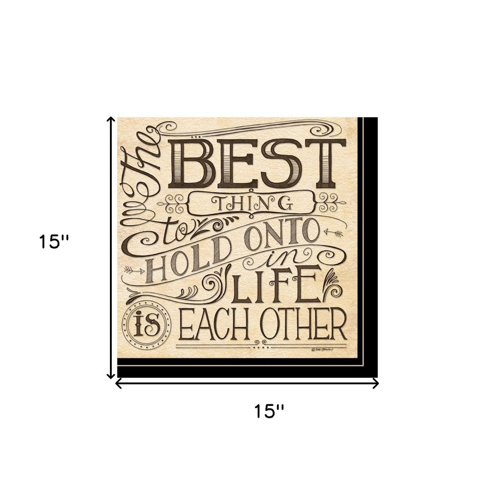 Set Of Two Together or Each Other 2 Black Framed Print Wall Art — view 6