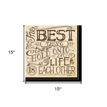 Set Of Two Together or Each Other 2 Black Framed Print Wall Art