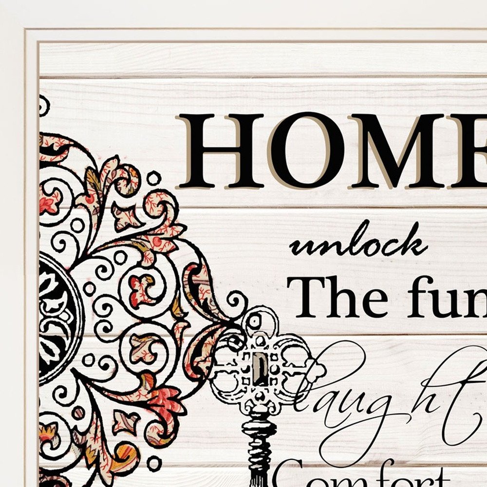 Set Of Two Life or Home 1 White Framed Print Wall Art — view 8