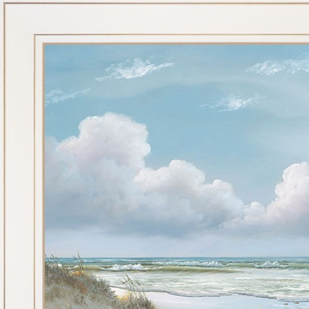Set Of Three Beautiful Day III III White Framed Print Wall Art — view 4