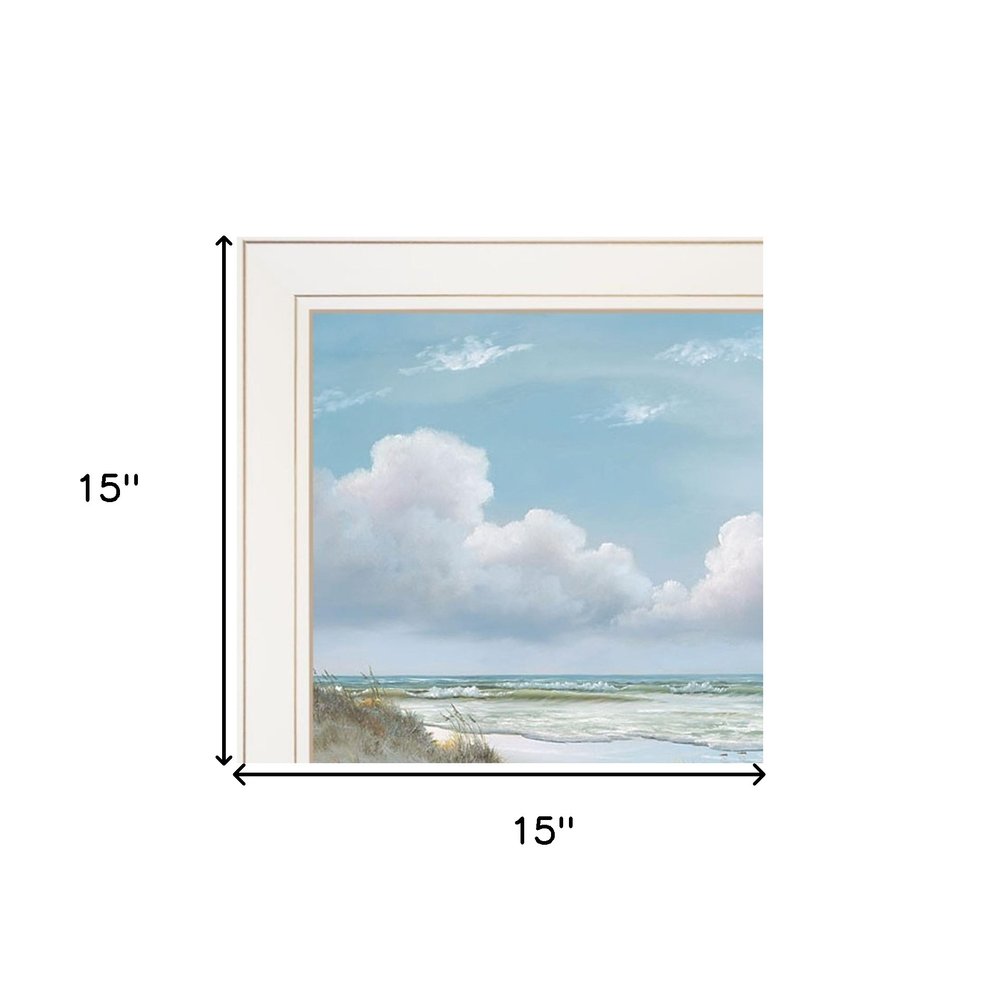 Set Of Three Beautiful Day III III White Framed Print Wall Art — view 10