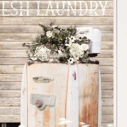 Set Of Two Laundry Room 1 White Framed Print Bathroom Wall Art HomeRoots