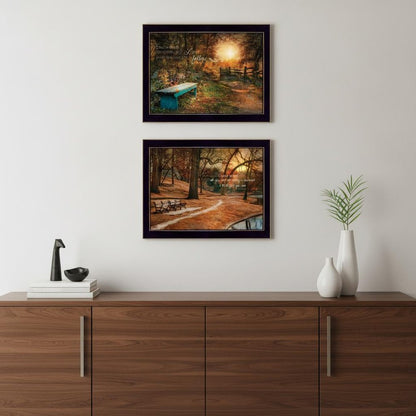 Set Of Two Resting Places 2 Black Framed Print Wall Art HomeRoots