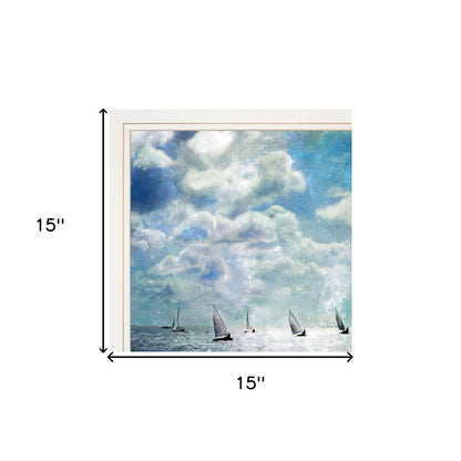 Set Of Two Sailboat Marina 2 White Framed Print Wall Art HomeRoots