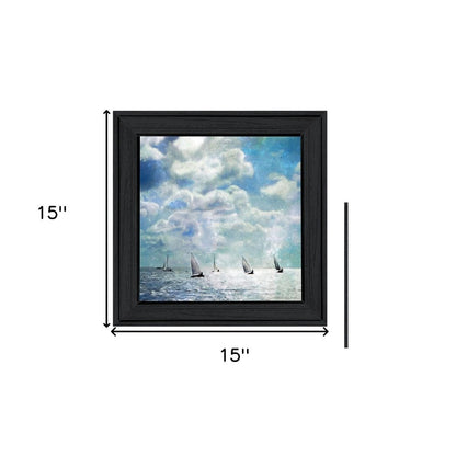 Set Of Two Sailboat Marina 3 Black Framed Print Wall Art HomeRoots
