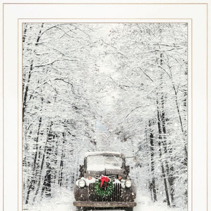 Set Of Two Antique Christmas 1 White Framed Print Wall Art HomeRoots