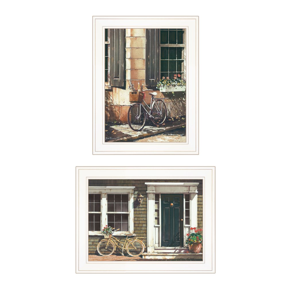 Set Of Two A Picnic Getaway 1 White Framed Print Wall Art HomeRoots