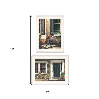 Set Of Two A Picnic Getaway 1 White Framed Print Wall Art HomeRoots