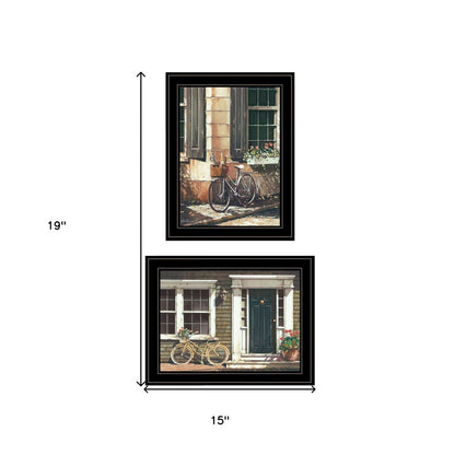Set Of Two A Picnic Getaway 2 Black Framed Print Wall Art HomeRoots