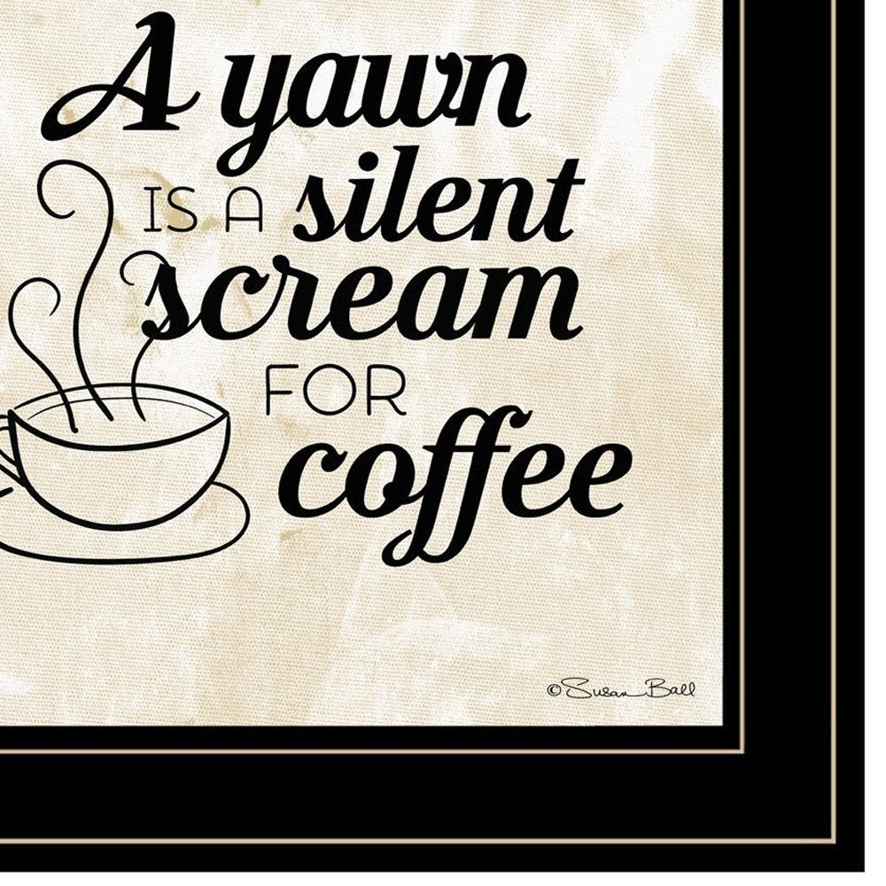 Set Of Two All You Need is Coffee 2 Black Framed Print Wall Art — view 4