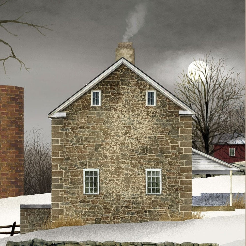 Set Of Two Cold Winter 1 White Framed Print Wall Art HomeRoots