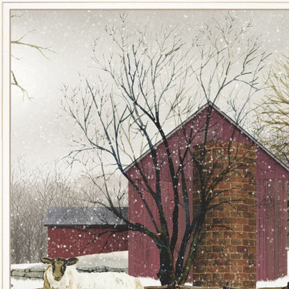 Set Of Two Cold Winter 1 White Framed Print Wall Art HomeRoots