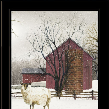 Set Of Two Cold Winter 2 Black Framed Print Wall Art HomeRoots