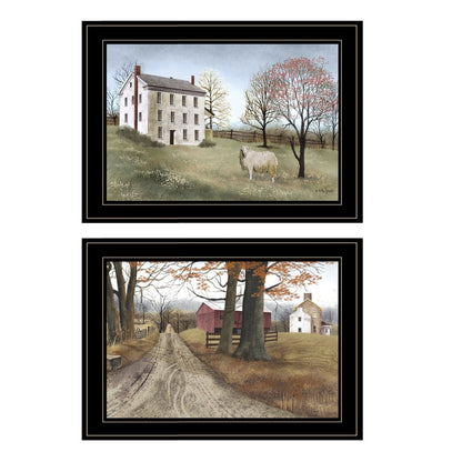 Set Of Two The Road Home 2 Black Framed Print Wall Art HomeRoots