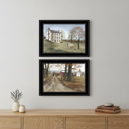Set Of Two The Road Home 2 Black Framed Print Wall Art HomeRoots