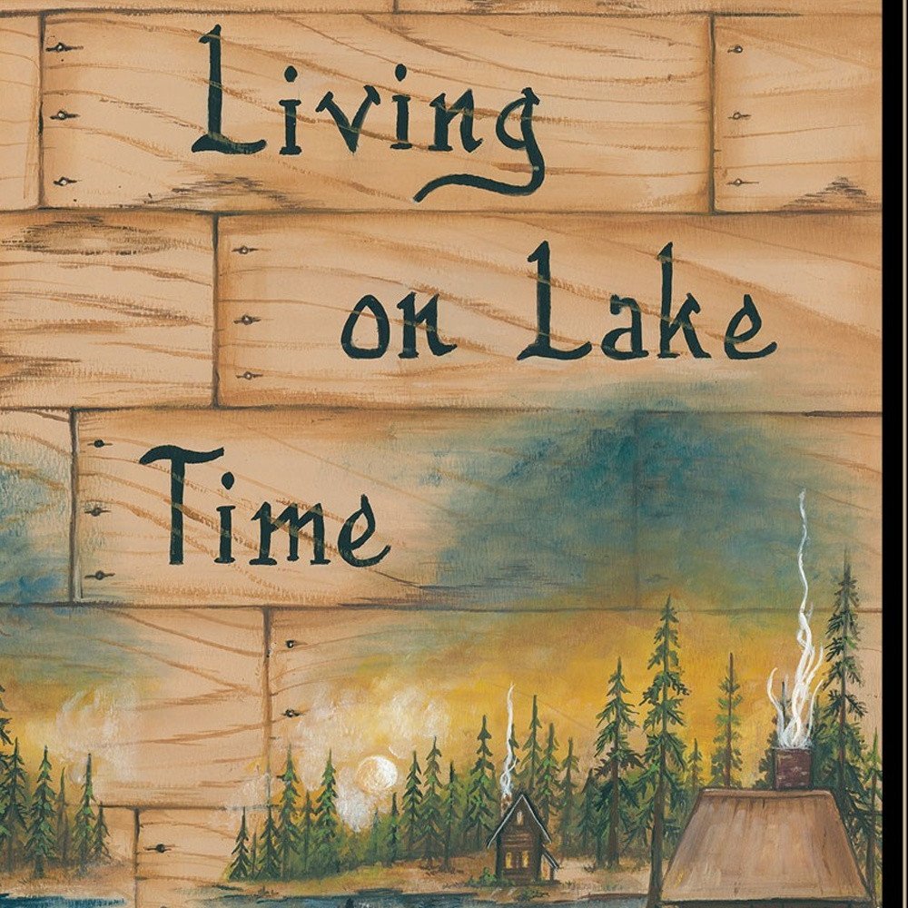 Set Of Two Living on the Lake 2 Black Framed Print Wall Art HomeRoots