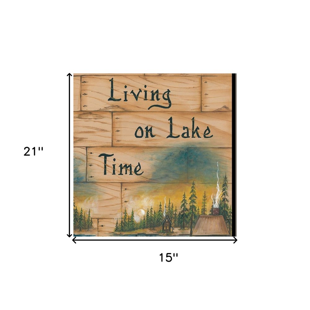 Set Of Two Living on the Lake 2 Black Framed Print Wall Art HomeRoots