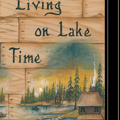 Set Of Two Living on the Lake 2 Black Framed Print Wall Art HomeRoots