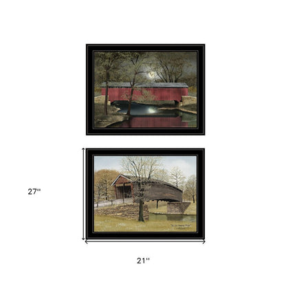Set Of Two Bridge Collection I 2 Black Framed Print Wall Art HomeRoots