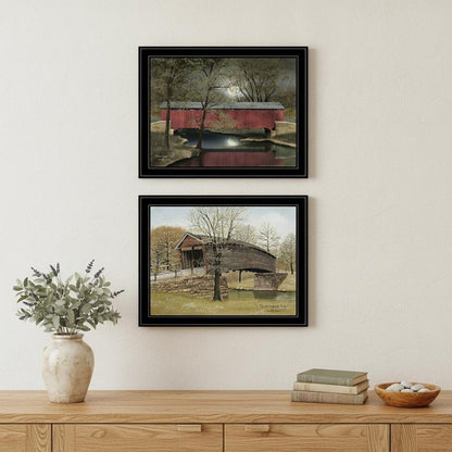 Set Of Two Bridge Collection I 2 Black Framed Print Wall Art HomeRoots