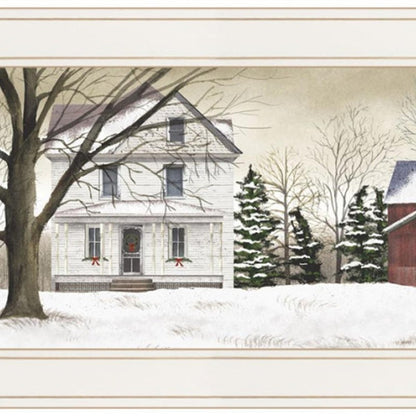 Set Of Four Seasons on the Farm White Framed Prints Wall Art HomeRoots