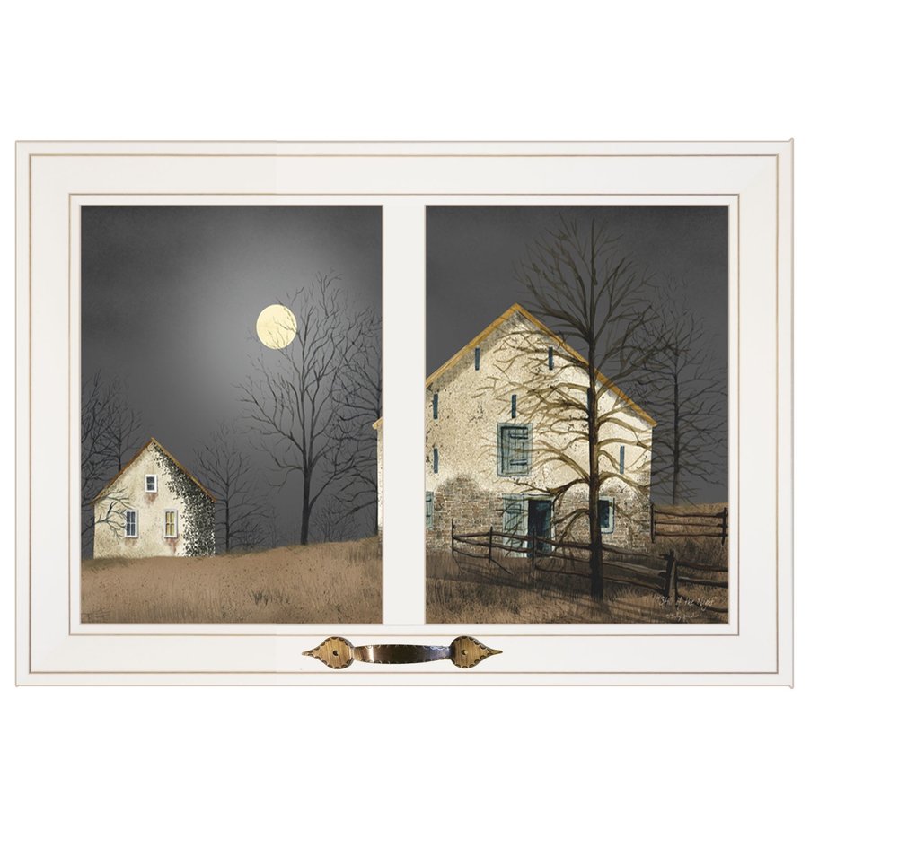Still of the Night 4 White Framed Print Wall Art HomeRoots