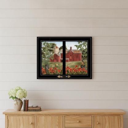 Summer Days 4 Black Framed Print Wall Art HomeRoots