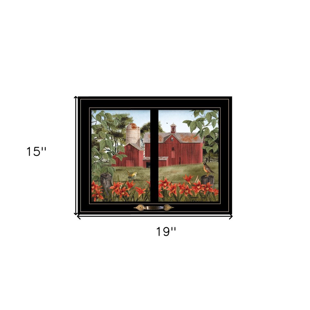Summer Days 4 Black Framed Print Wall Art HomeRoots