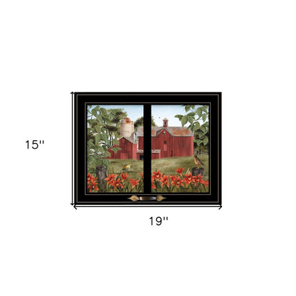 Summer Days 4 Black Framed Print Wall Art HomeRoots