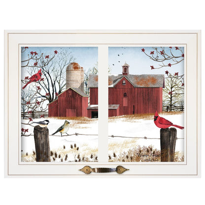 Winter Friends 5 White Framed Print Wall Art HomeRoots