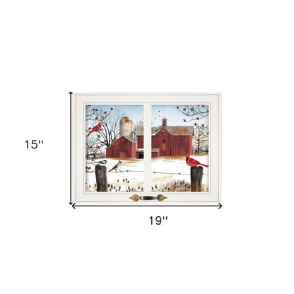 Winter Friends 5 White Framed Print Wall Art HomeRoots