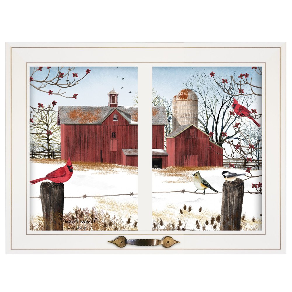 Winter Friends 5 White Framed Print Wall Art HomeRoots