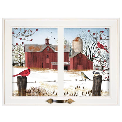 Winter Friends 5 White Framed Print Wall Art HomeRoots