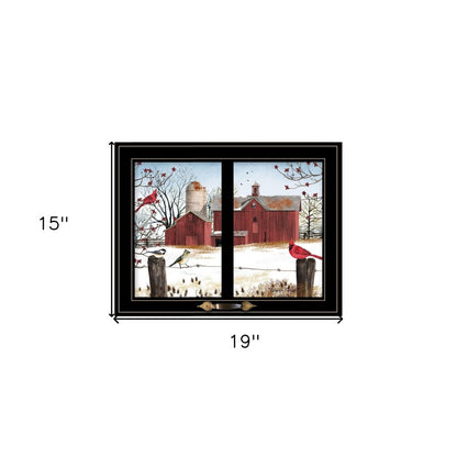 Winter Friends 6 Black Framed Print Wall Art HomeRoots
