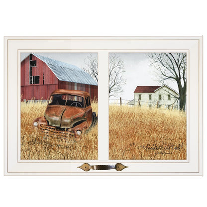 Granddads Old Truck 9 White Framed Print Wall Art HomeRoots