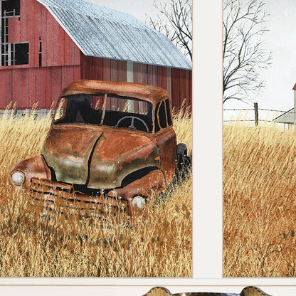 Granddads Old Truck 9 White Framed Print Wall Art HomeRoots