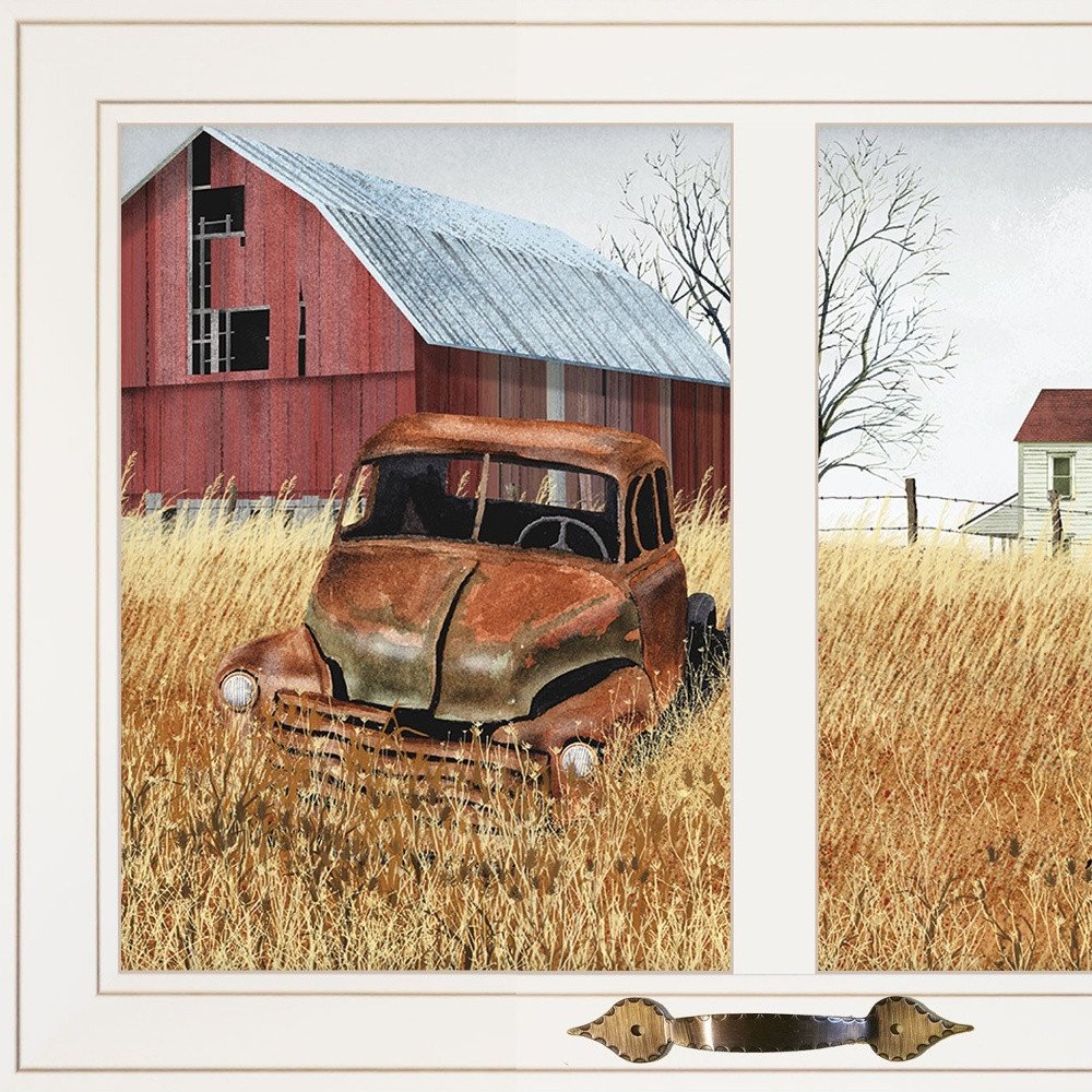 Granddads Old Truck 9 White Framed Print Wall Art HomeRoots