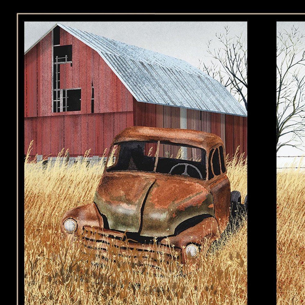 Granddads Old Truck 8 Black Framed Print Wall Art HomeRoots