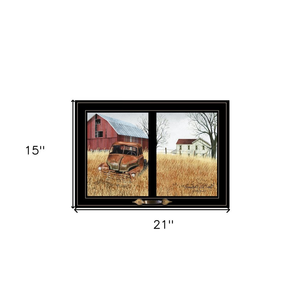 Granddads Old Truck 8 Black Framed Print Wall Art HomeRoots