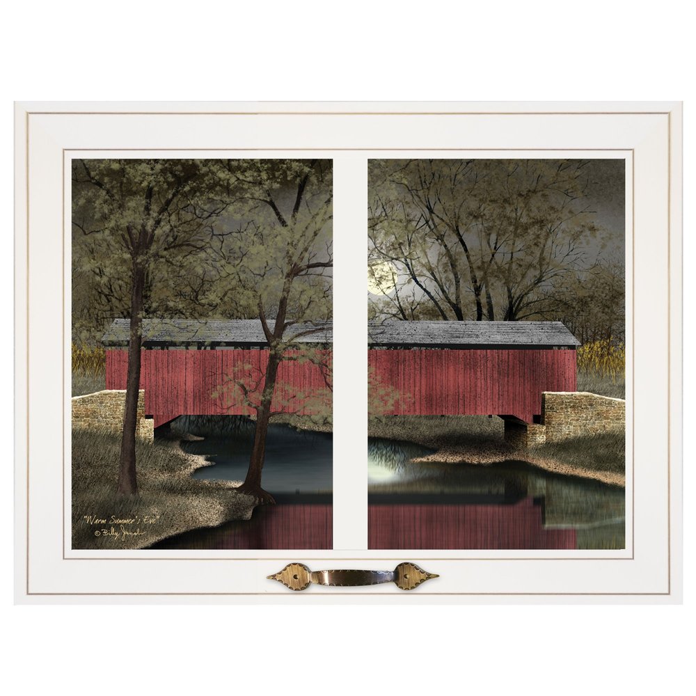 Warm Summers Eve 4 White Framed Print Wall Art HomeRoots