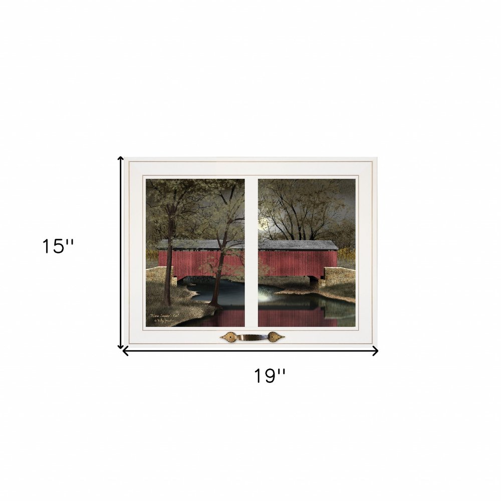 Warm Summers Eve 4 White Framed Print Wall Art HomeRoots