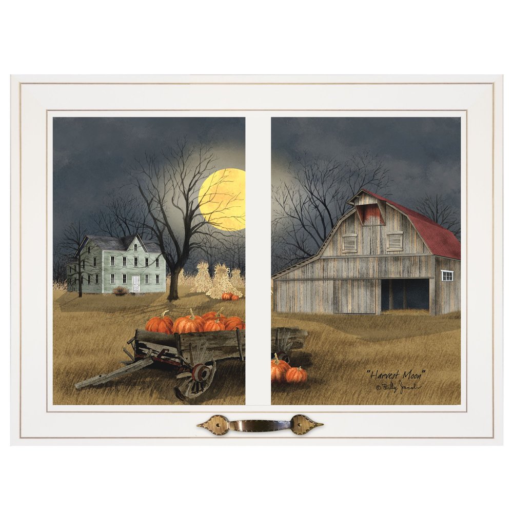 Harvest Moon 9 White Framed Print Kitchen Wall Art HomeRoots