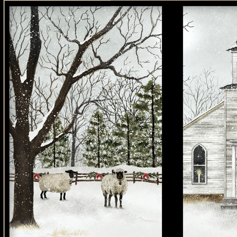 I Heard the Bells on Christmas Day 2 Black Framed Print Wall Art — view 3