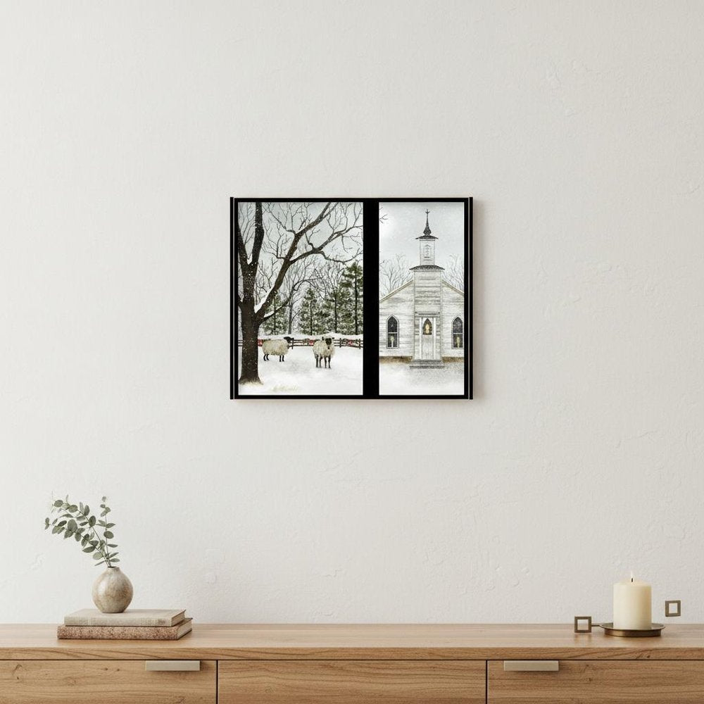 I Heard the Bells on Christmas Day 2 Black Framed Print Wall Art — view 7