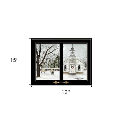 I Heard the Bells on Christmas Day 2 Black Framed Print Wall Art HomeRoots