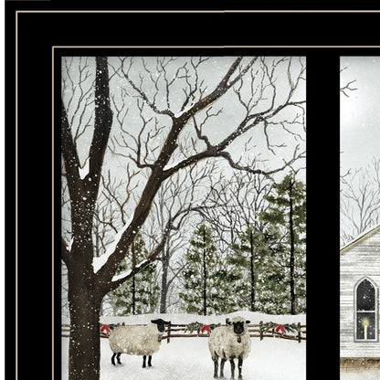 I Heard the Bells on Christmas Day 2 Black Framed Print Wall Art HomeRoots